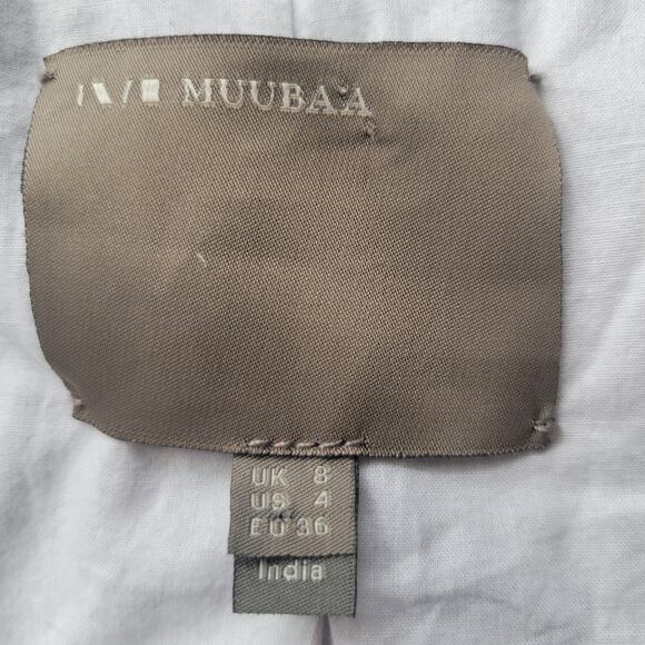 Revolve Muubaa Minsk Suede Quilted Leather Biker Jacket Silver Size 4 - Picture 5 of 16